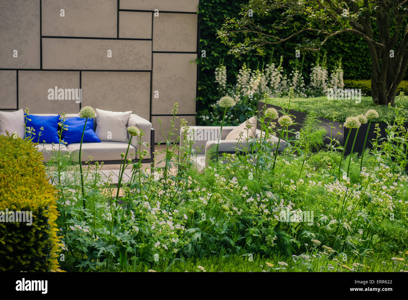 Il Telegraph giardino, gold award visualizza giardino, RHS CHelsea 2015, Foto Stock