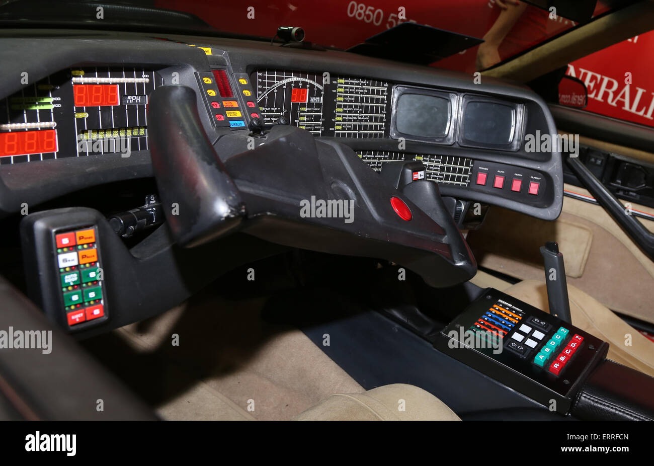 Originale di KITT car serie TV Knight Rider Istanbul Autoshow 2015 Foto Stock