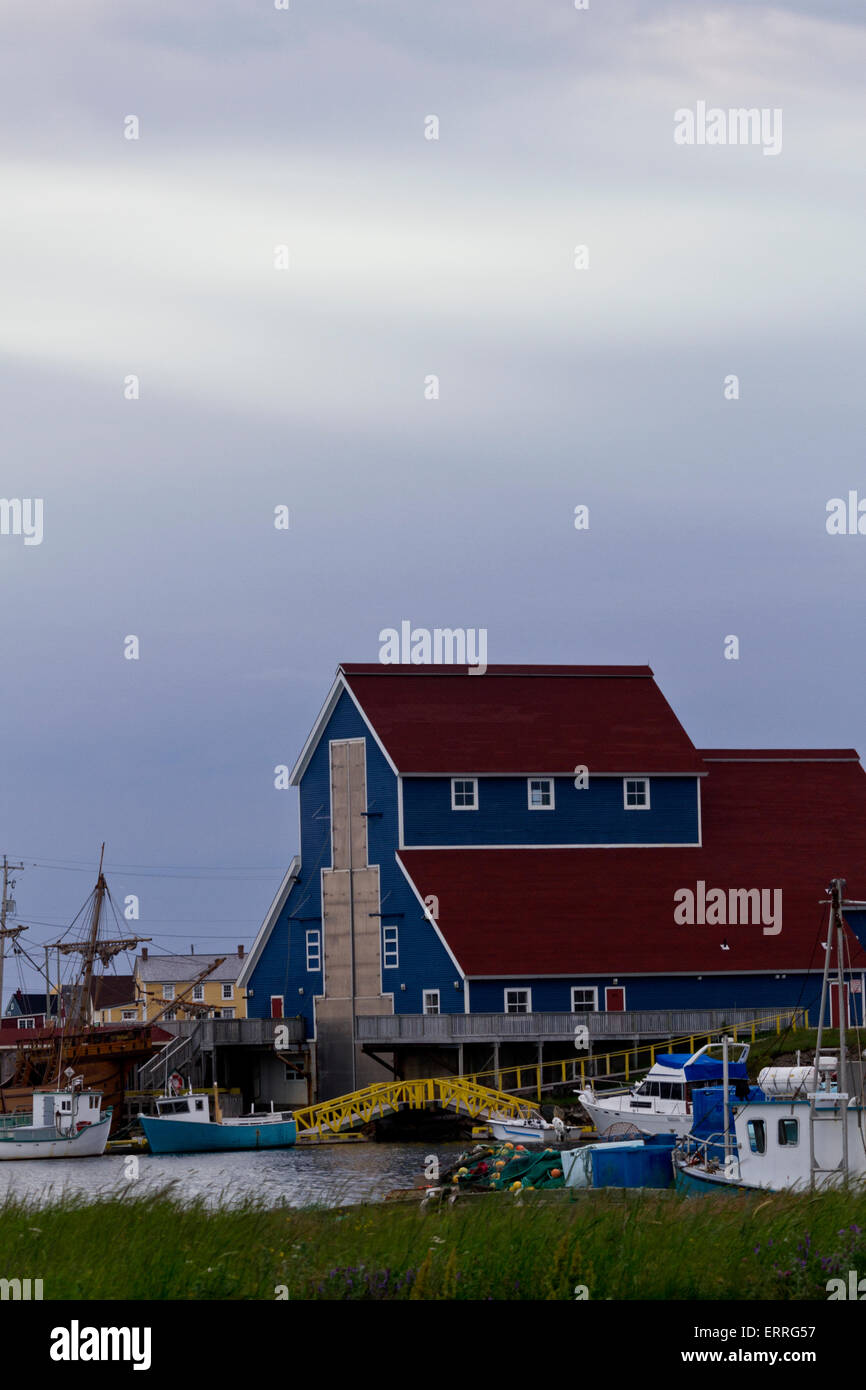 L'immagine verticale di Matteo Legacy centro di interpretazione in Bonavista, Terranova. Foto Stock