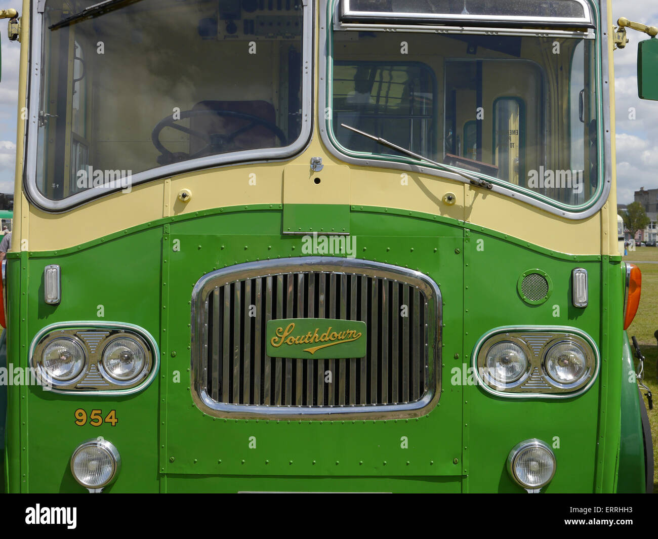 Leyland Titan PD3 in livrea Southdown Foto Stock