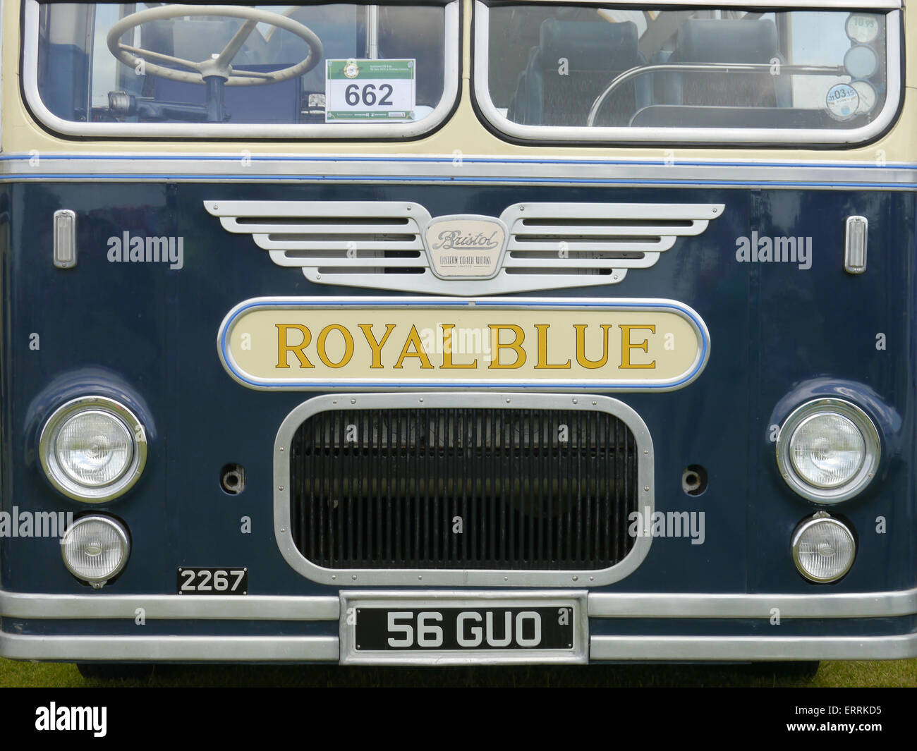 Western National 2267 in Royal Blue livrea, numero di registrazione 56 GUO Foto Stock