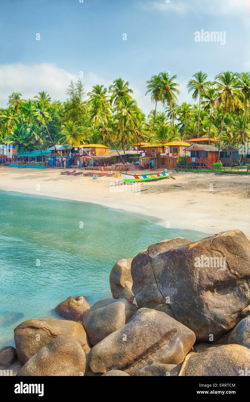 India, Goa, Palolem beach Foto Stock