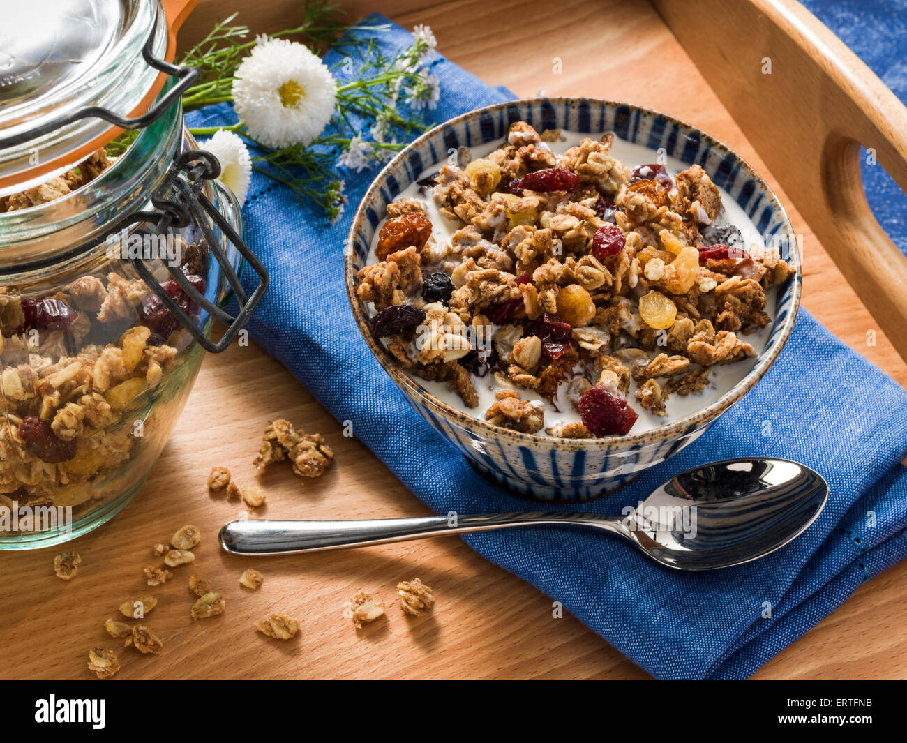 Muesli Foto Stock