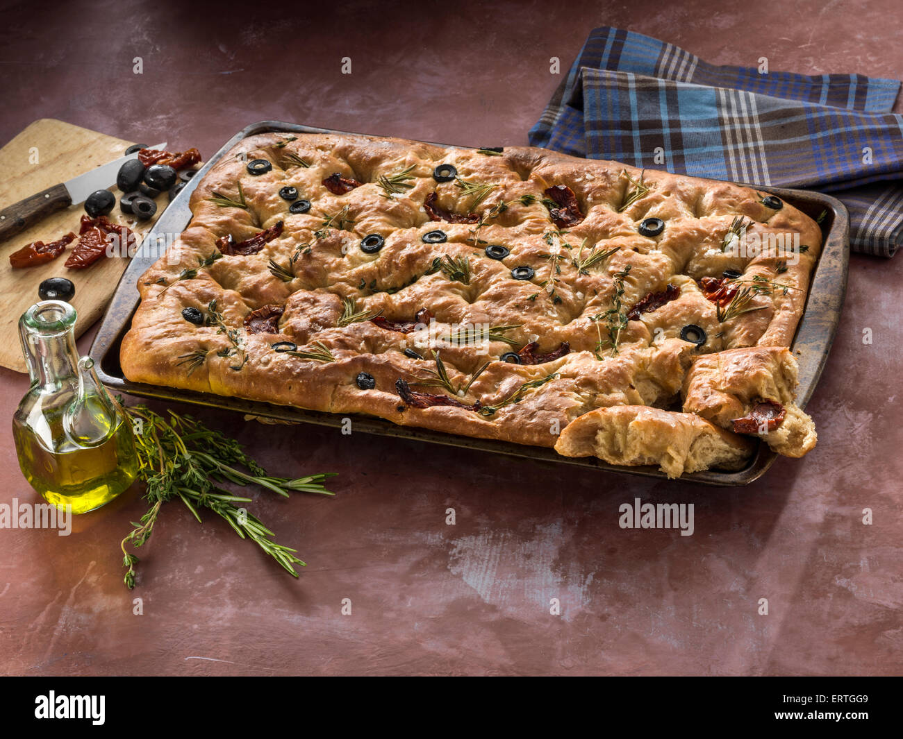 Foccacia Foto Stock