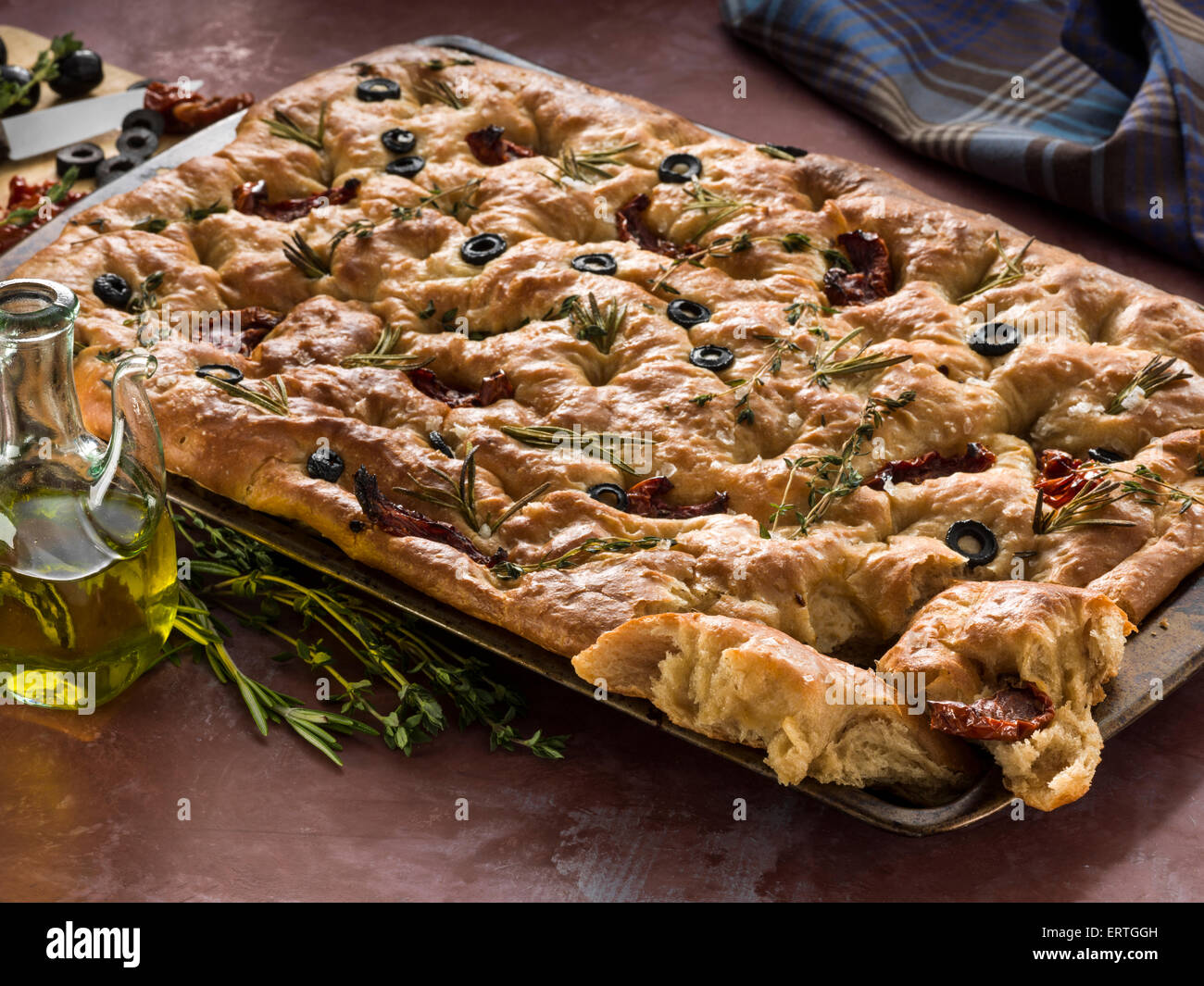 Foccacia Foto Stock