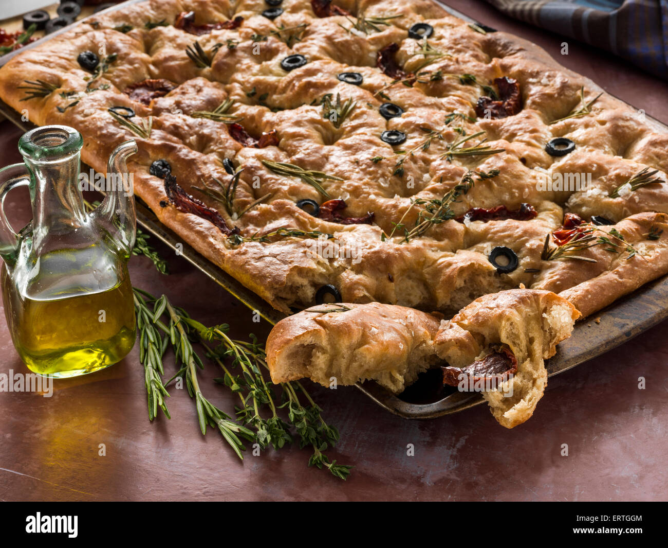 Foccacia Foto Stock
