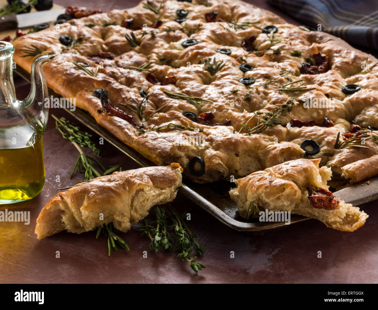 Foccacia Foto Stock