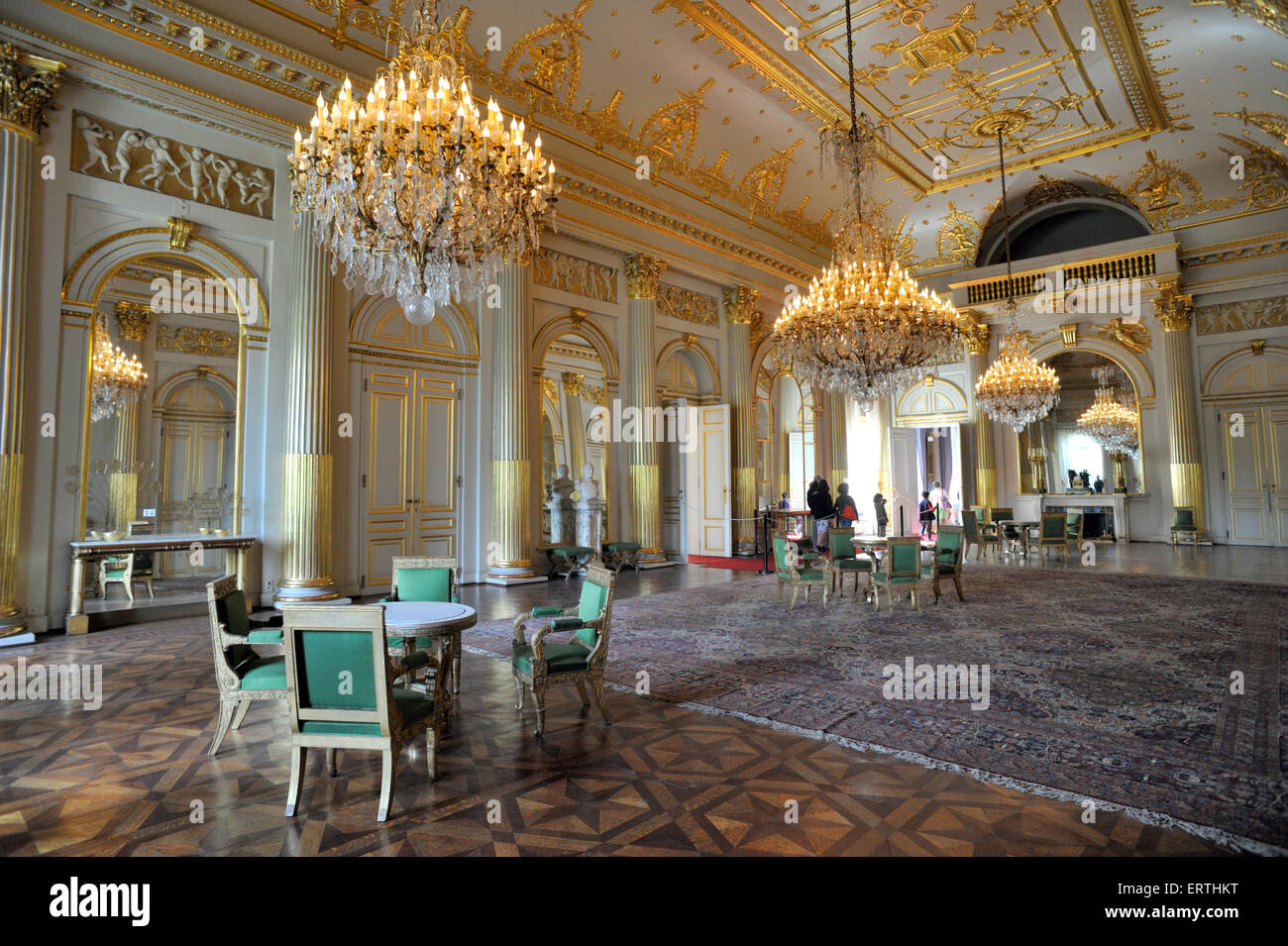Il Belgio, Bruxelles, Royal Palace Foto Stock
