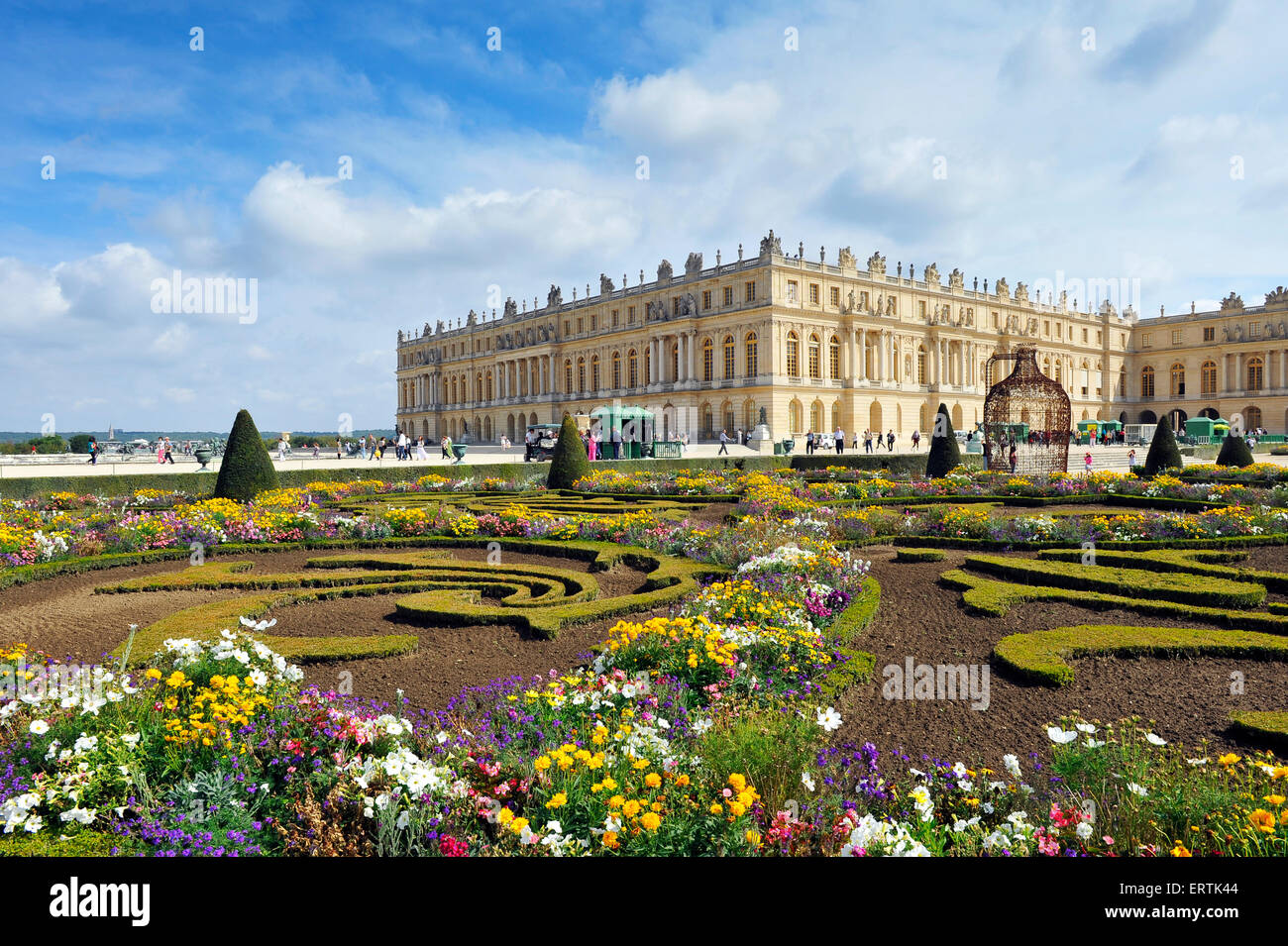 Chateau Versailles parco giardino Ile de France Francia Europa Foto Stock