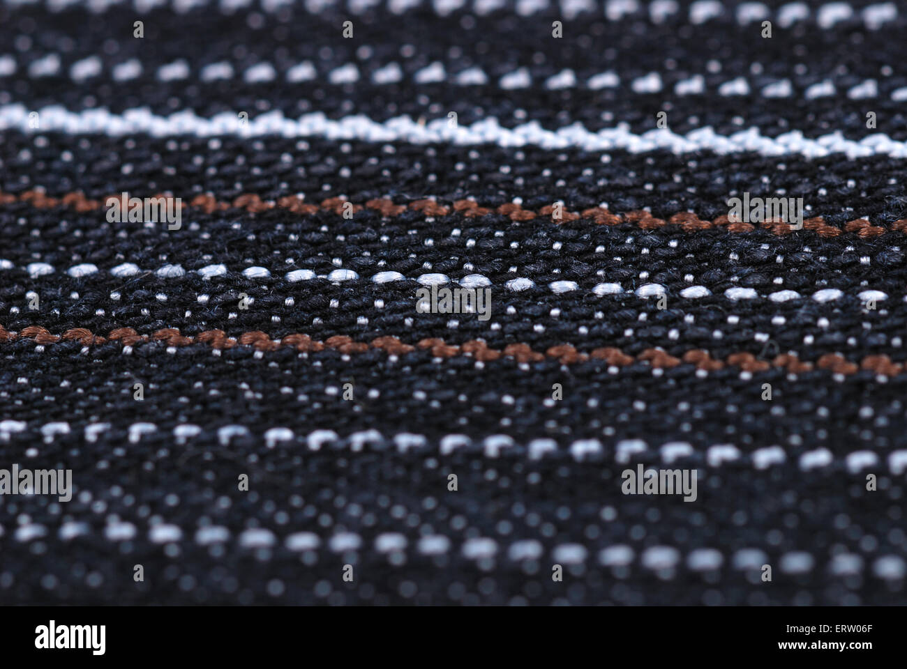 Struttura a partire da un tessuto jeans con la linea Foto Stock