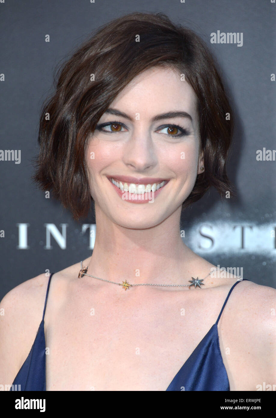 L'attrice Anne Hathaway, Los Angeles, CA Foto Stock