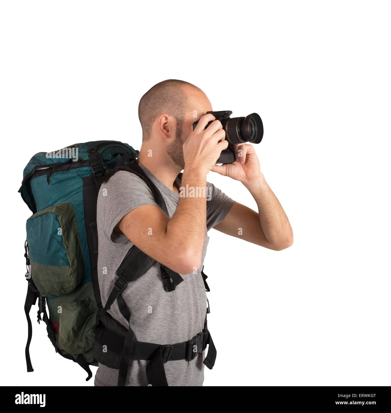 Explorer fotografare paesaggi Foto Stock