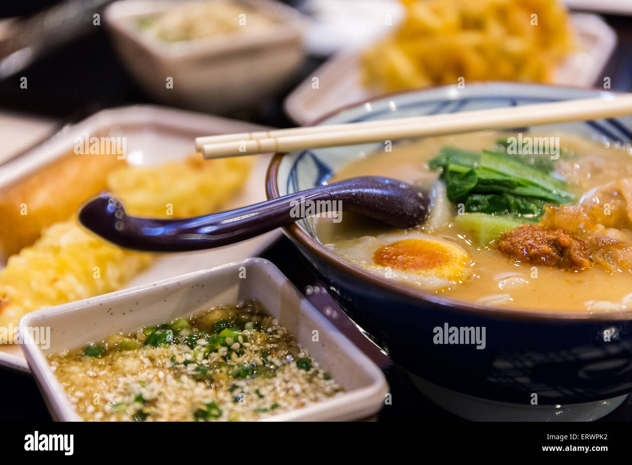 Ramen, il cibo giapponese Foto Stock