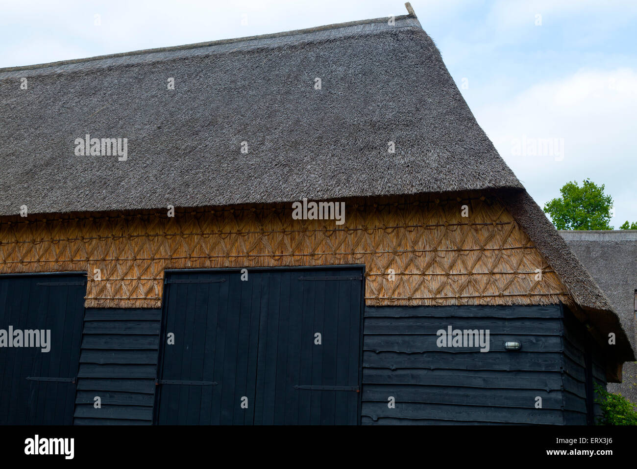 Da intreccio storico su stabili, tipo di provincia di Drenthe, Paesi Bassi Foto Stock