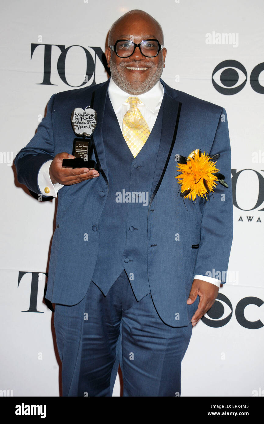 New York, Stati Uniti d'America. 07Th Giugno, 2015. Corey Mitchell che frequentano il teatro americano del parafango annuale 69Tony Awards al Radio City Music Hall il 7 giugno 2015 a New York City. Credito: dpa picture alliance/Alamy Live News Foto Stock