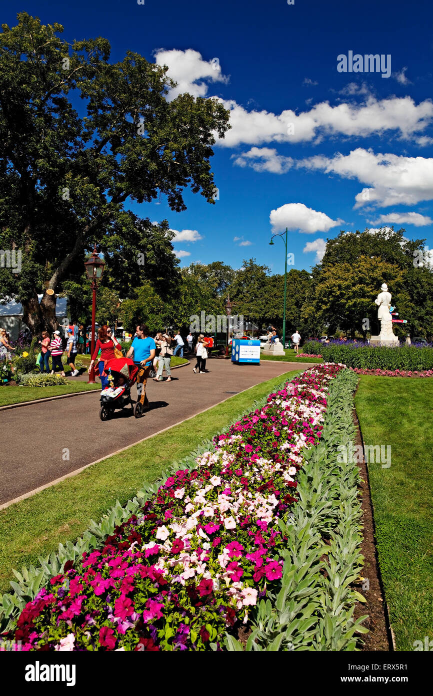 Ballarat Australia / annuale di Ballarat Begonia Festival è una manifestazione popolare nella città di Ballarat. Foto Stock