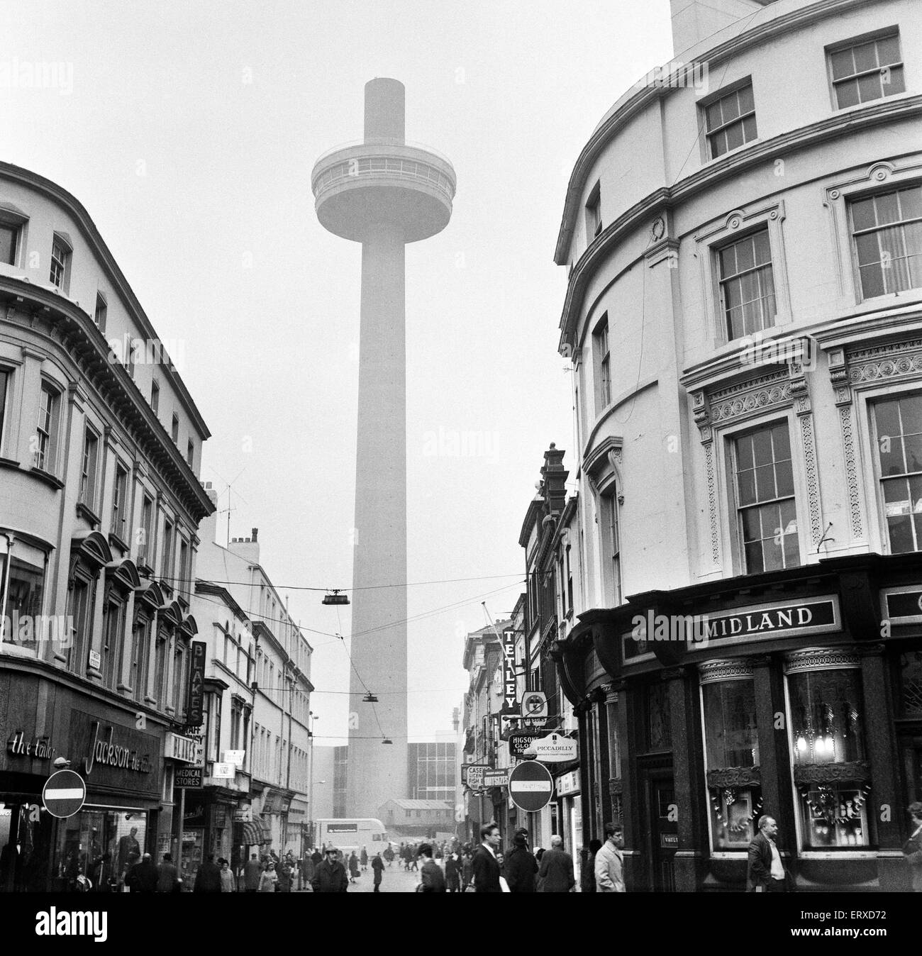 Radio City Tower, Liverpool, Merseyside, circa 1970s. Foto Stock