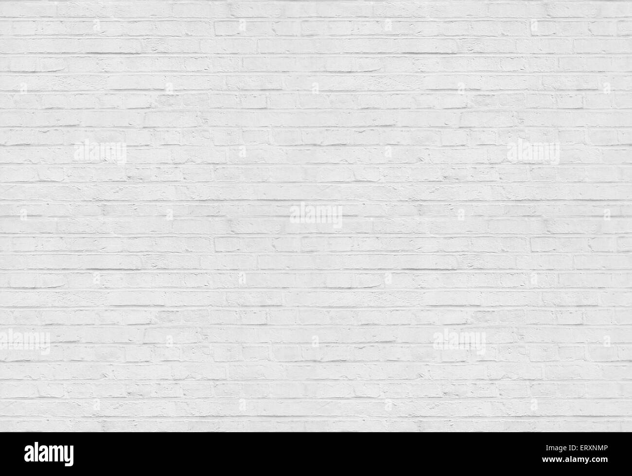 Bianco senza soluzione di continuità di parete di mattoni sfondo pattern Foto Stock