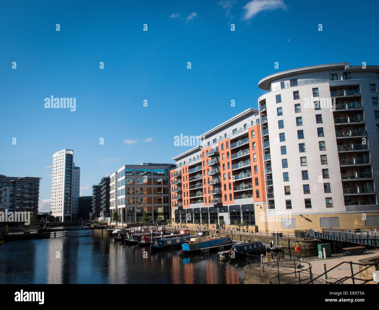 Clarence Dock, Leeds, West Yorkshire, Inghilterra, Regno Unito Foto Stock