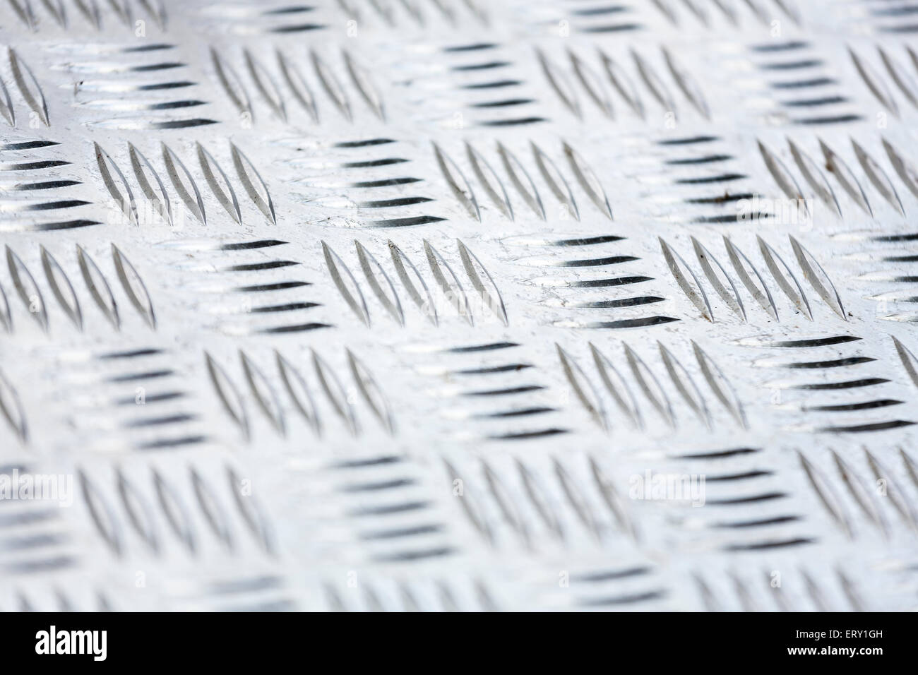 Piastra di diamante, noto anche come piastra di controllo, piastra di battistrada, tratteggiato kick plate Durbar e la piastra a pavimento per la texture dello sfondo. Foto Stock