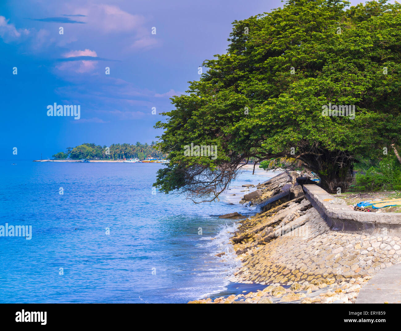Nusa Penida isola, Indonesia. Foto Stock