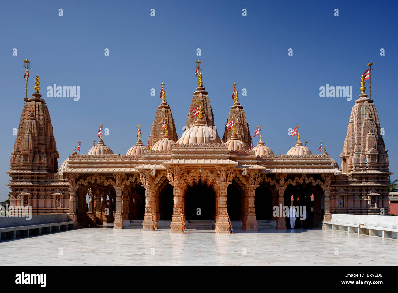 BAPS Shree Swaminarayan Mandir Aksharvadi ; District Junagadh ; Saurashtra ; Gujarat ; India , Asia Foto Stock
