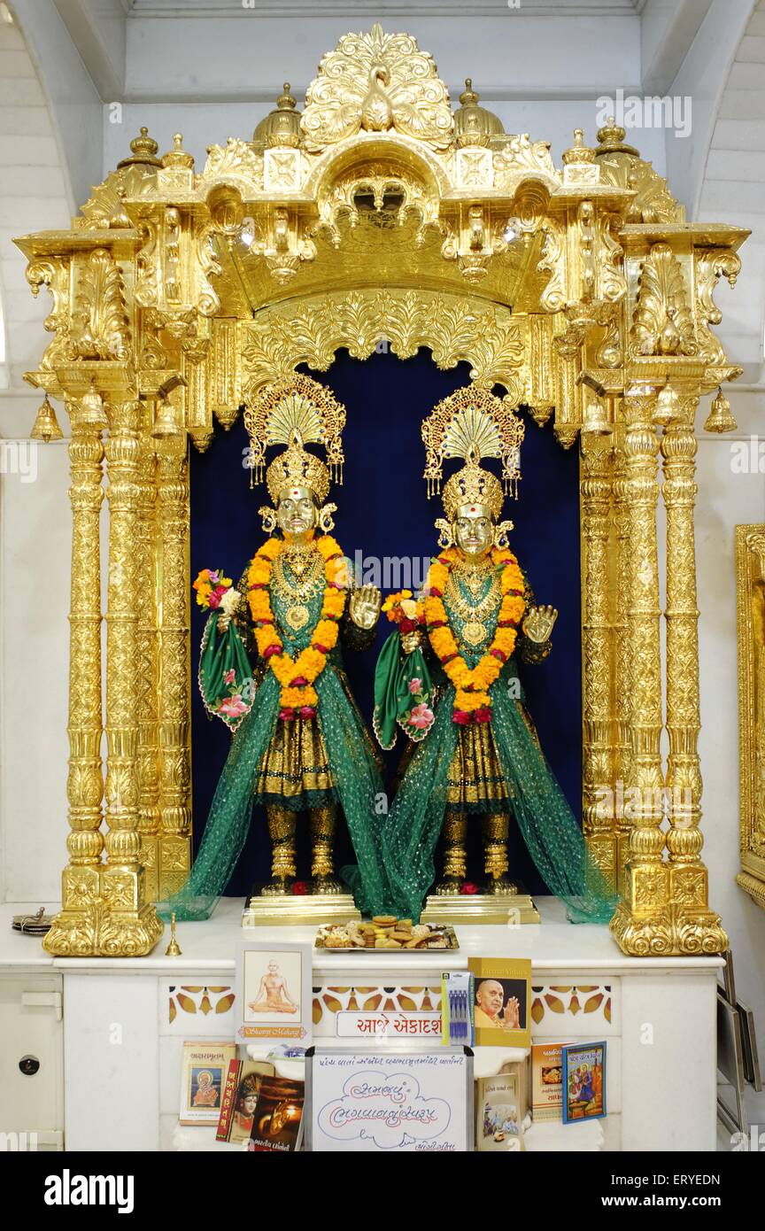 Tempio di Swaminarayan ; BAPS ; Gondal ; district Rajkot ; Gujarat ; India Foto Stock