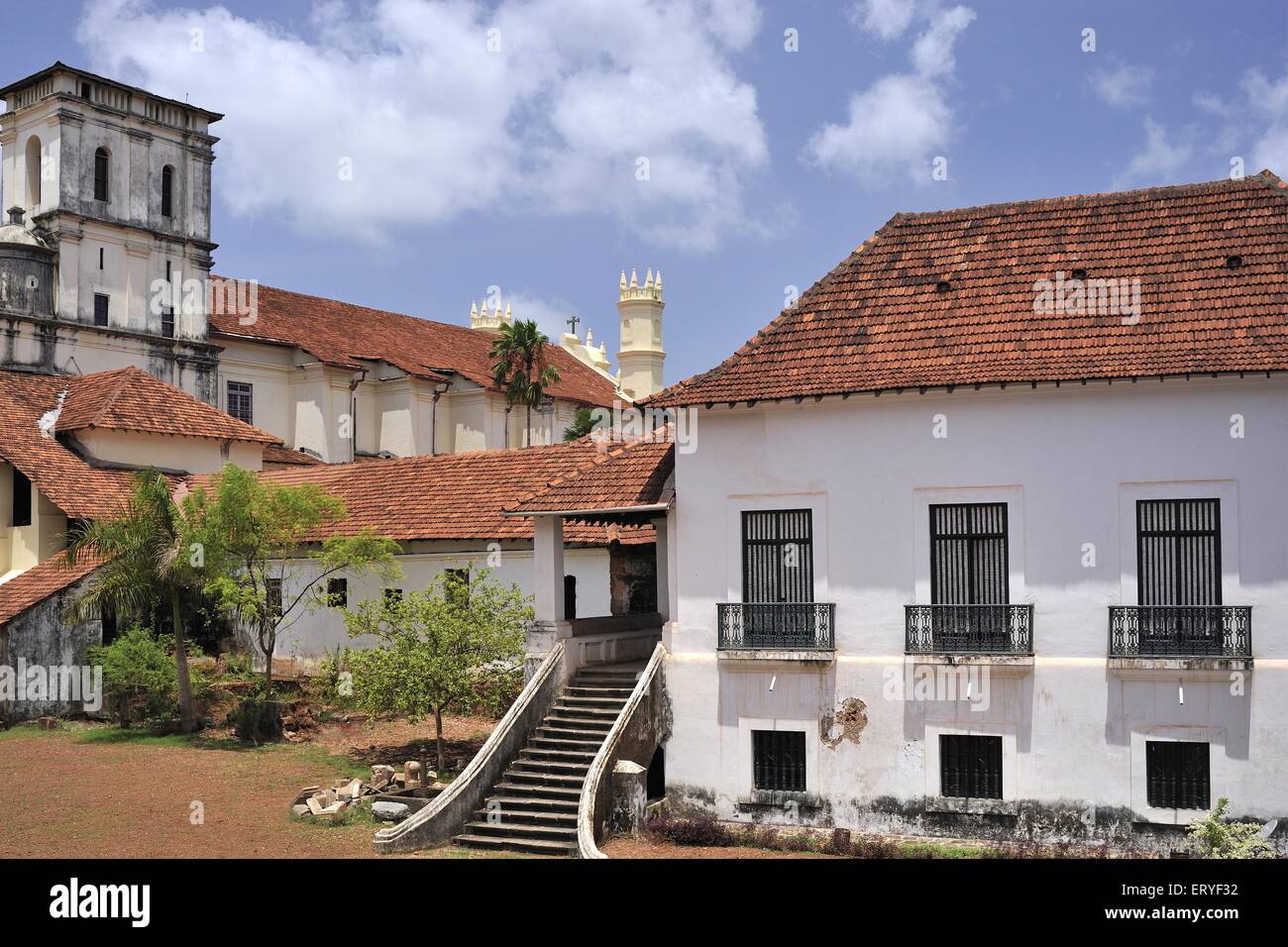 Chiesa di San Francesco di Assisi nel 1521 ANNUNCIO ; vecchi Goa ; Velha Goa ; India Foto Stock
