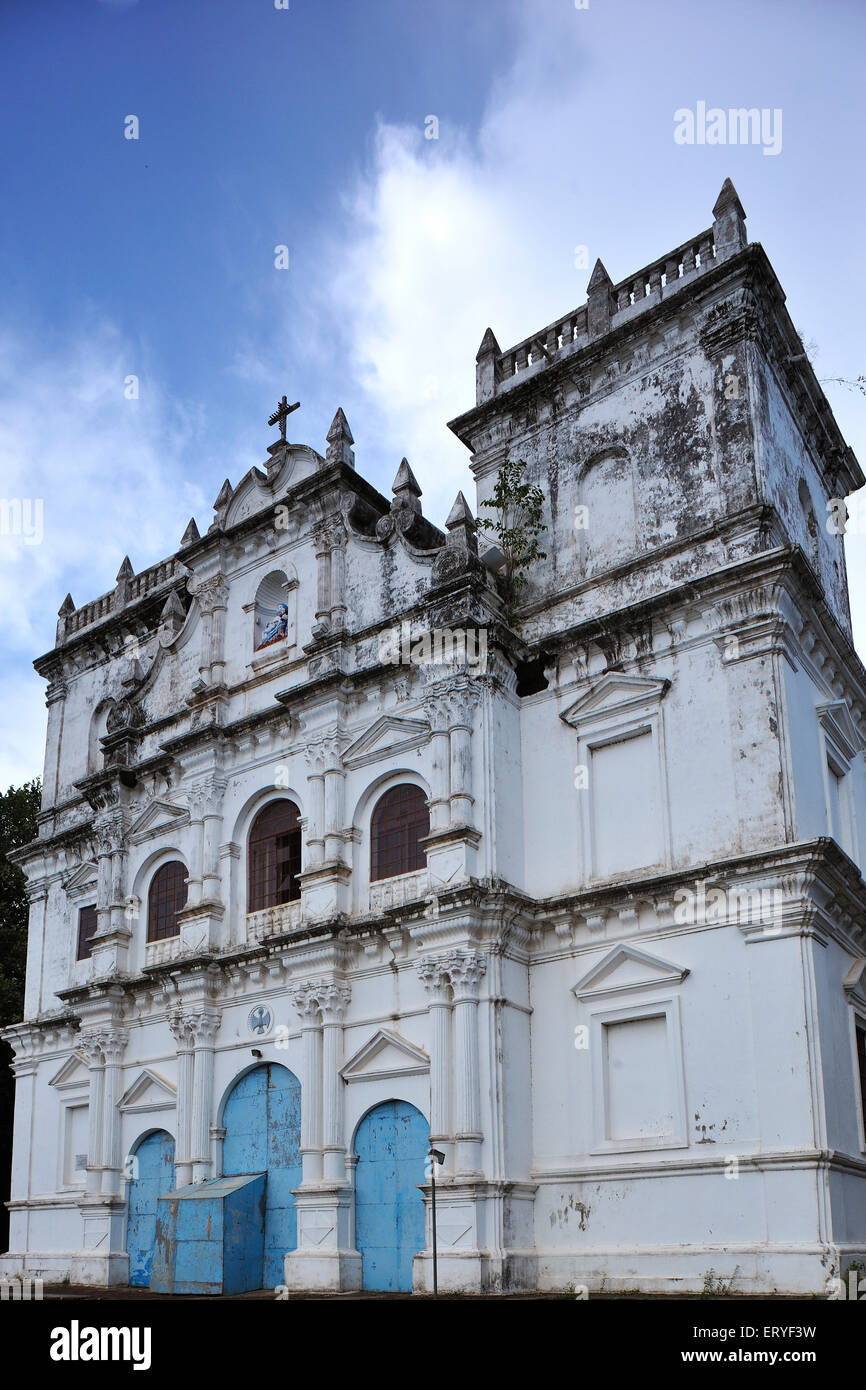 Nostra Signora della Compassione Chiesa Vecchia a Goa ; India Foto Stock
