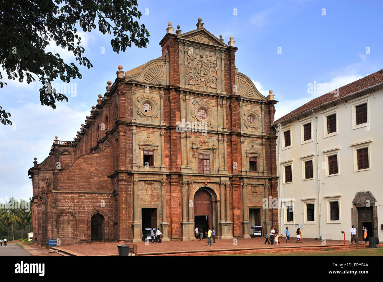 Basilica di Bom Jesus, chiesa cattolica barocca, chiesa cattolica romana, Goa Vecchia, Bainguinim, Goa, India, Asia Foto Stock