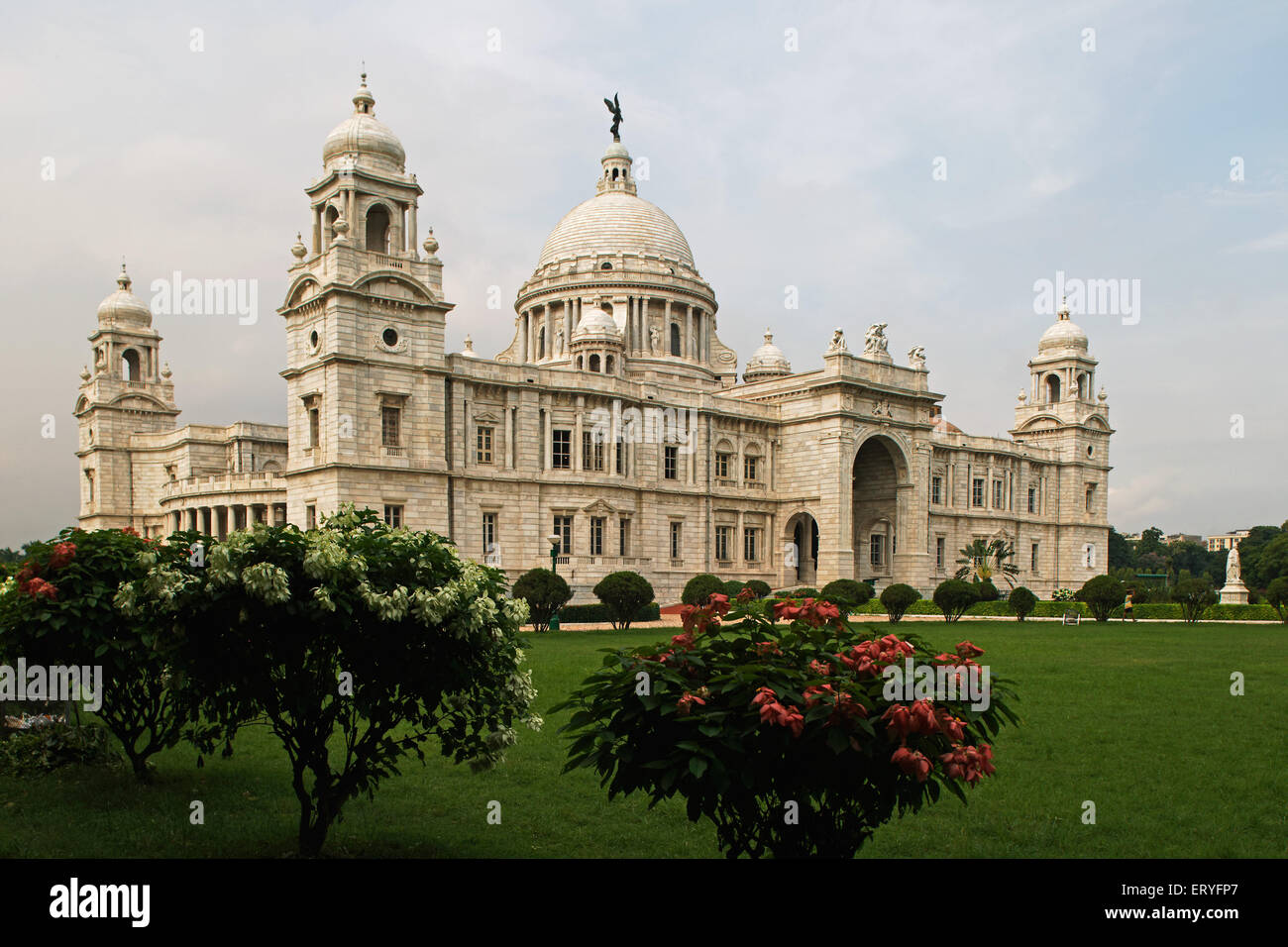 Victoria Memorial ; Calcutta Kolkata ; Bengala Occidentale ; India Foto Stock