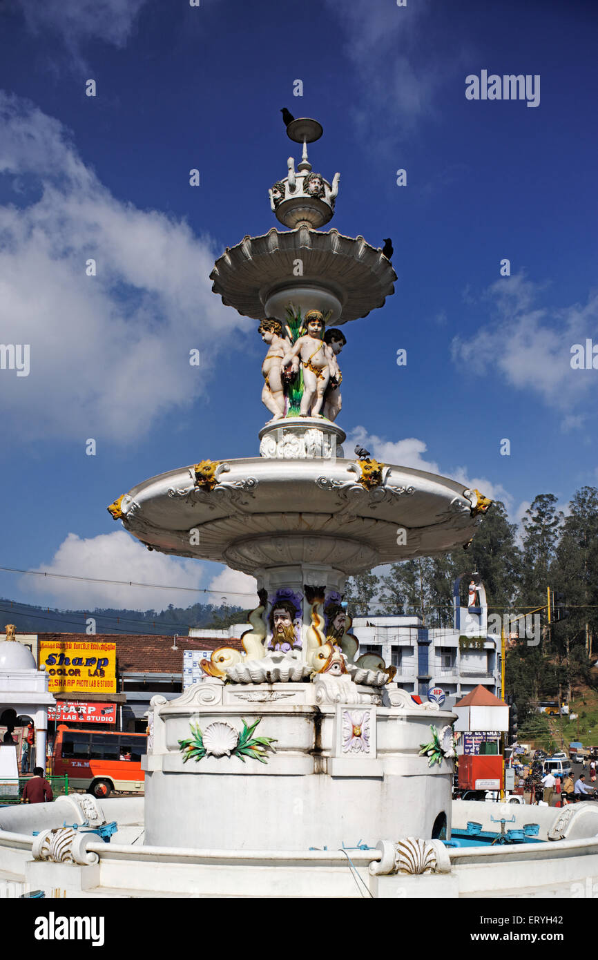 Memorial fontana ; Ooty Udagamandalam ; Tamil Nadu ; India Foto Stock