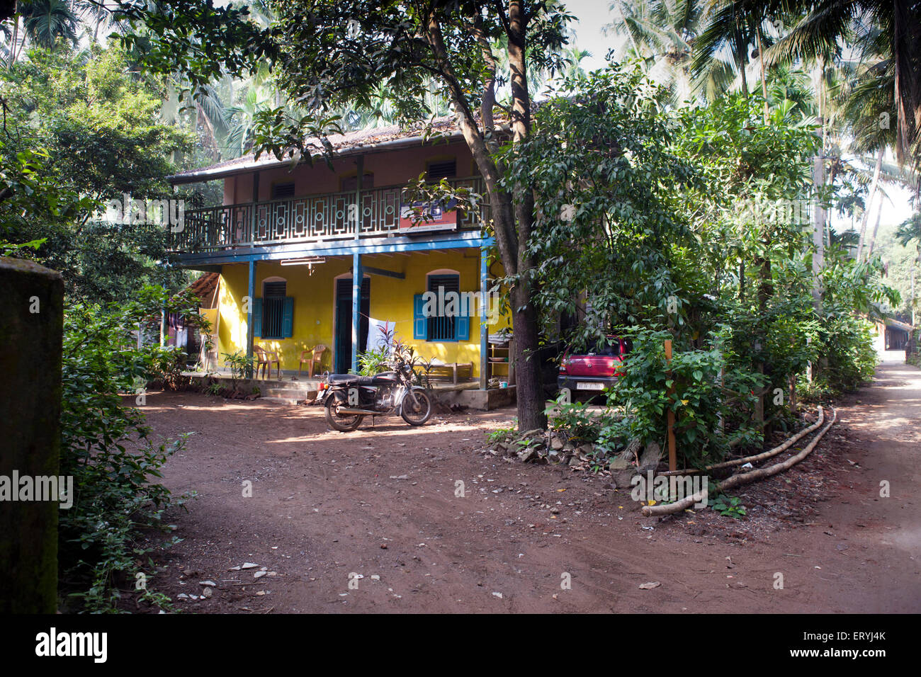 Casa colonica rurale alibag raigad Maharashtra india asia Foto Stock