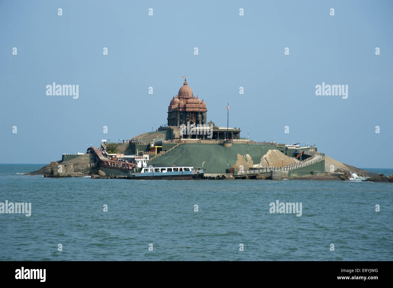 Swami Vivekananda Rock Memorial a Kanyakumari tamilnadu India Foto Stock