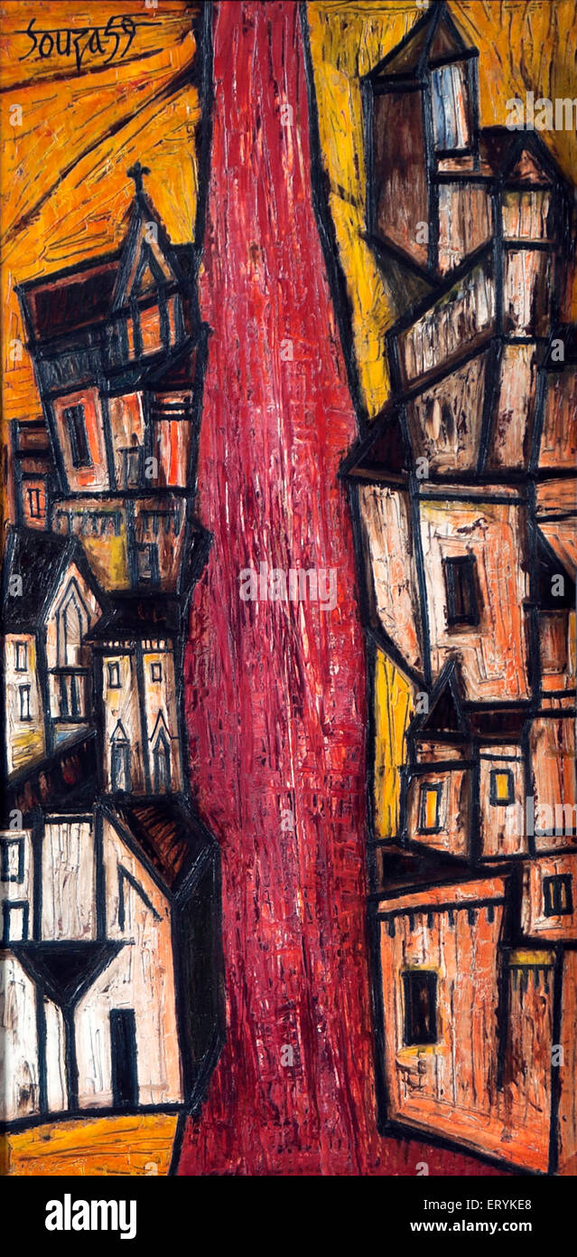 Dipinto di Francis Newton Souza Foto Stock