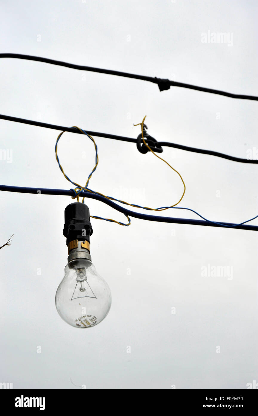 Lampadina elettrica Madhya Pradesh India Asia Foto Stock