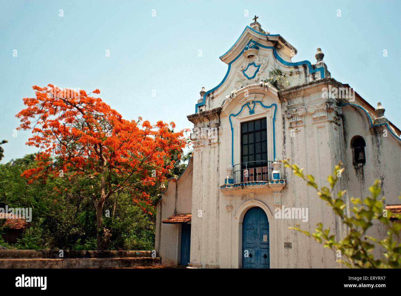 Chiesa desta capela ; Goa ; India 7 Maggio 2008 Foto Stock