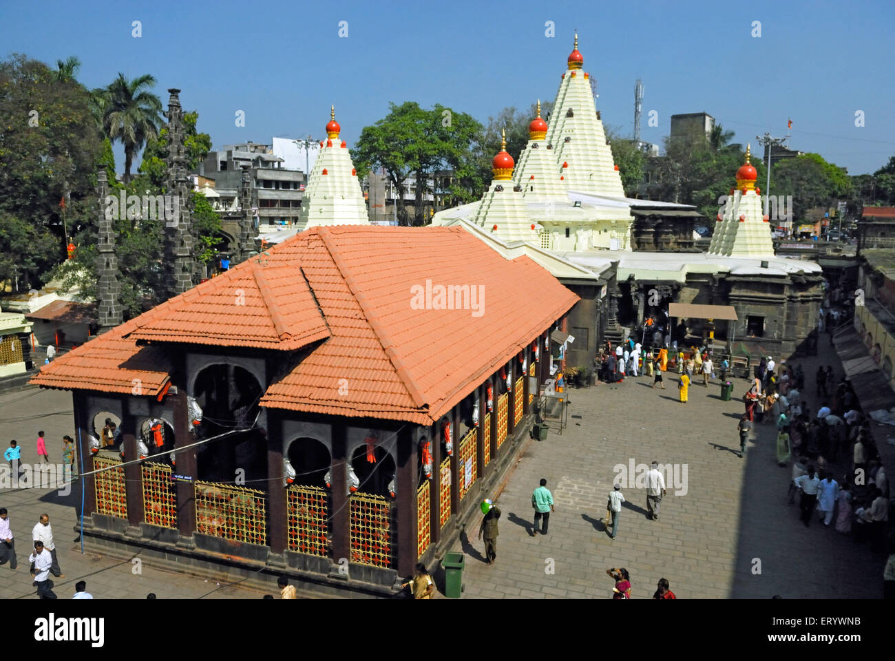 Tempio di Mahalakshmi ; Kolhapur ; Maharashtra ; India Foto Stock