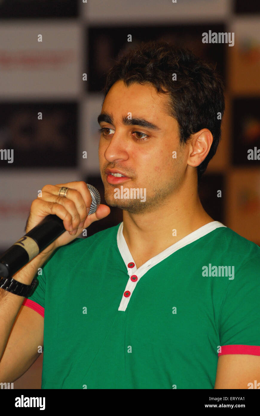 Imran Khan un attore statunitense di origine indiana, che appare nel film di Hindi Foto Stock