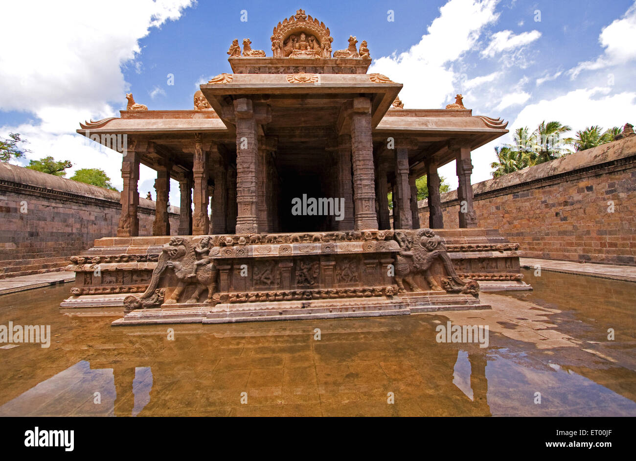 Ishwara Iravati tempio ; Darasuram Dharsuram ; Tamil Nadu ; India Foto Stock