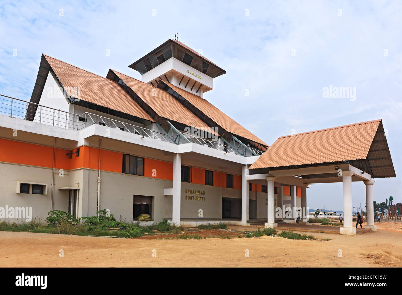 Eernakulum Boat Jetty, Ernakulum, Cochin, Kochi, Kerala, India, Asia Foto Stock