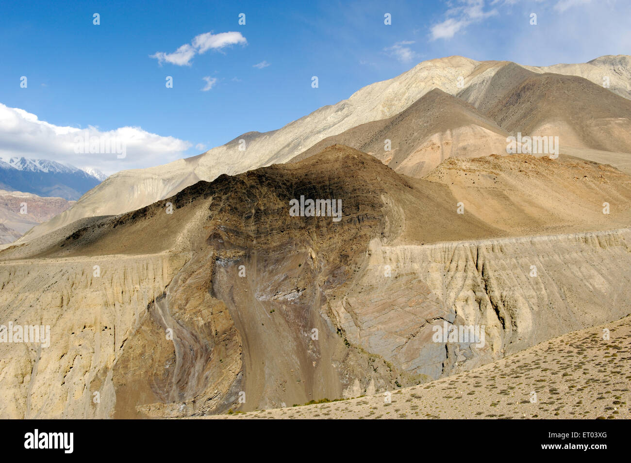 Paesaggio , Kagbeni , Tashi Kang , Nepal , Repubblica Democratica del Nepal , Asia meridionale , Asia Foto Stock