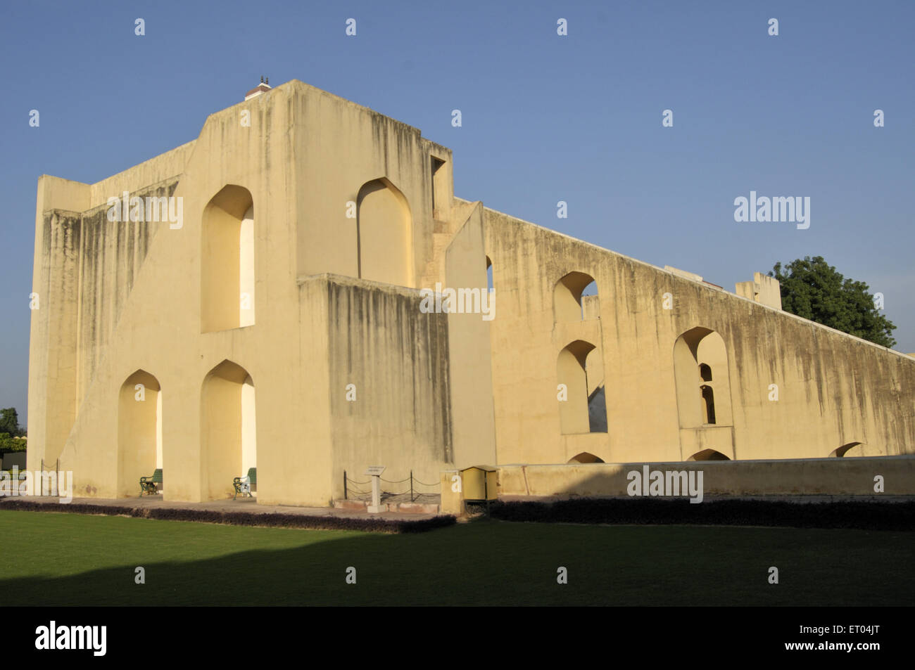Jantar Mantar di Jaipur in Rajasthan in India Foto Stock