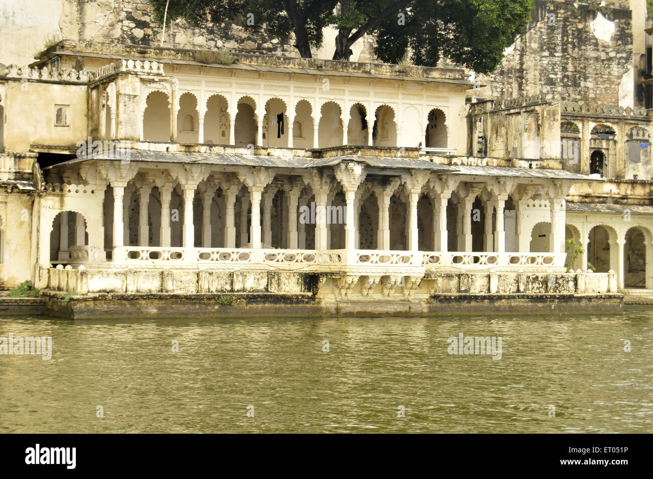 Jag Mandir Palace Udaipur Rajasthan in India Foto Stock
