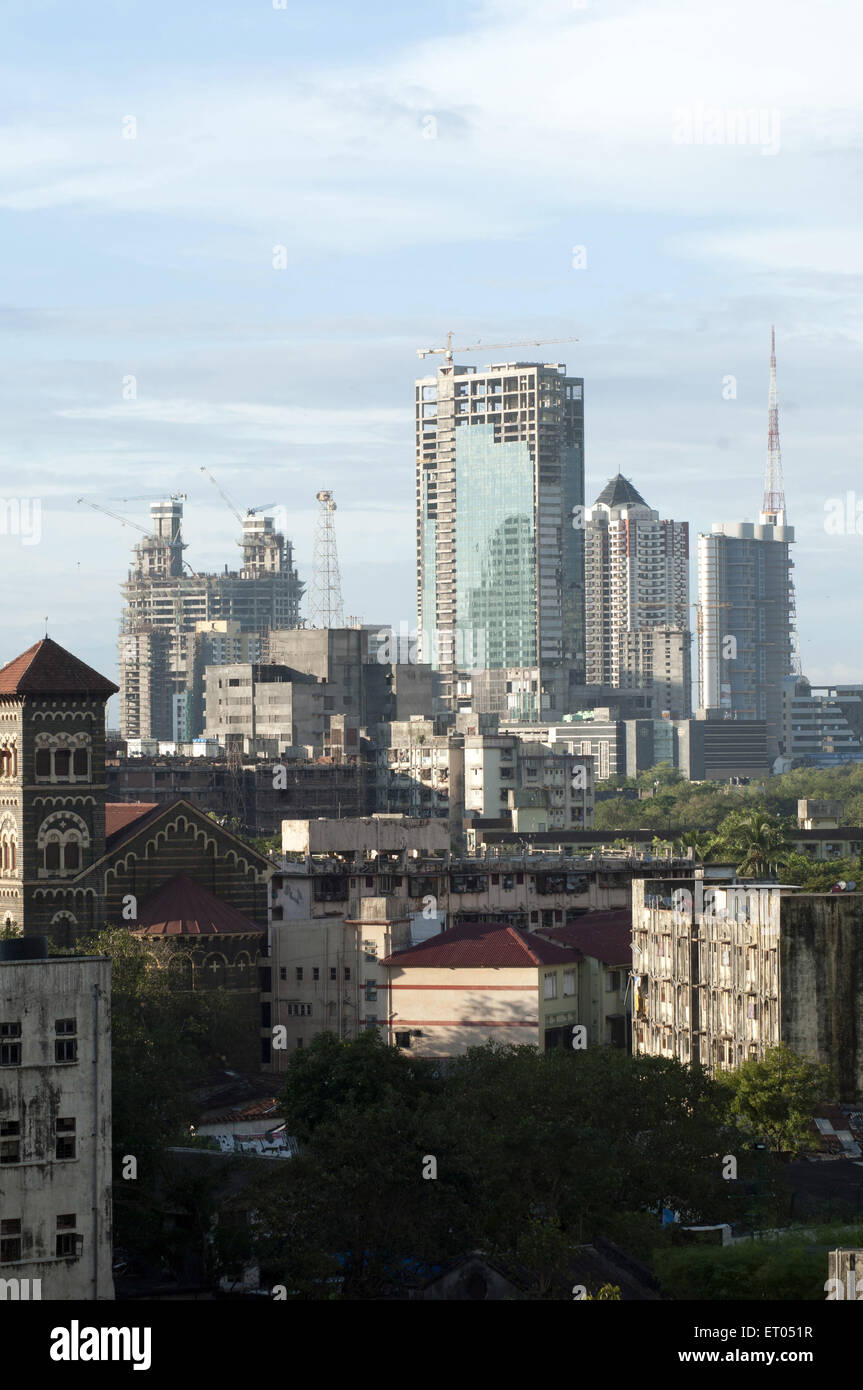 Edificio costruito in Mumbai India Maharashtra Foto Stock