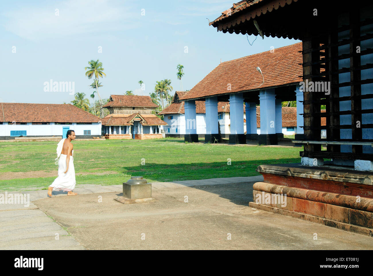 Tempio Koothambalam ; sala teatro staging Koodiyattam Koothu arte drammatica forma ; dedicata signore Bharat Rama fratello ;Trichur Foto Stock