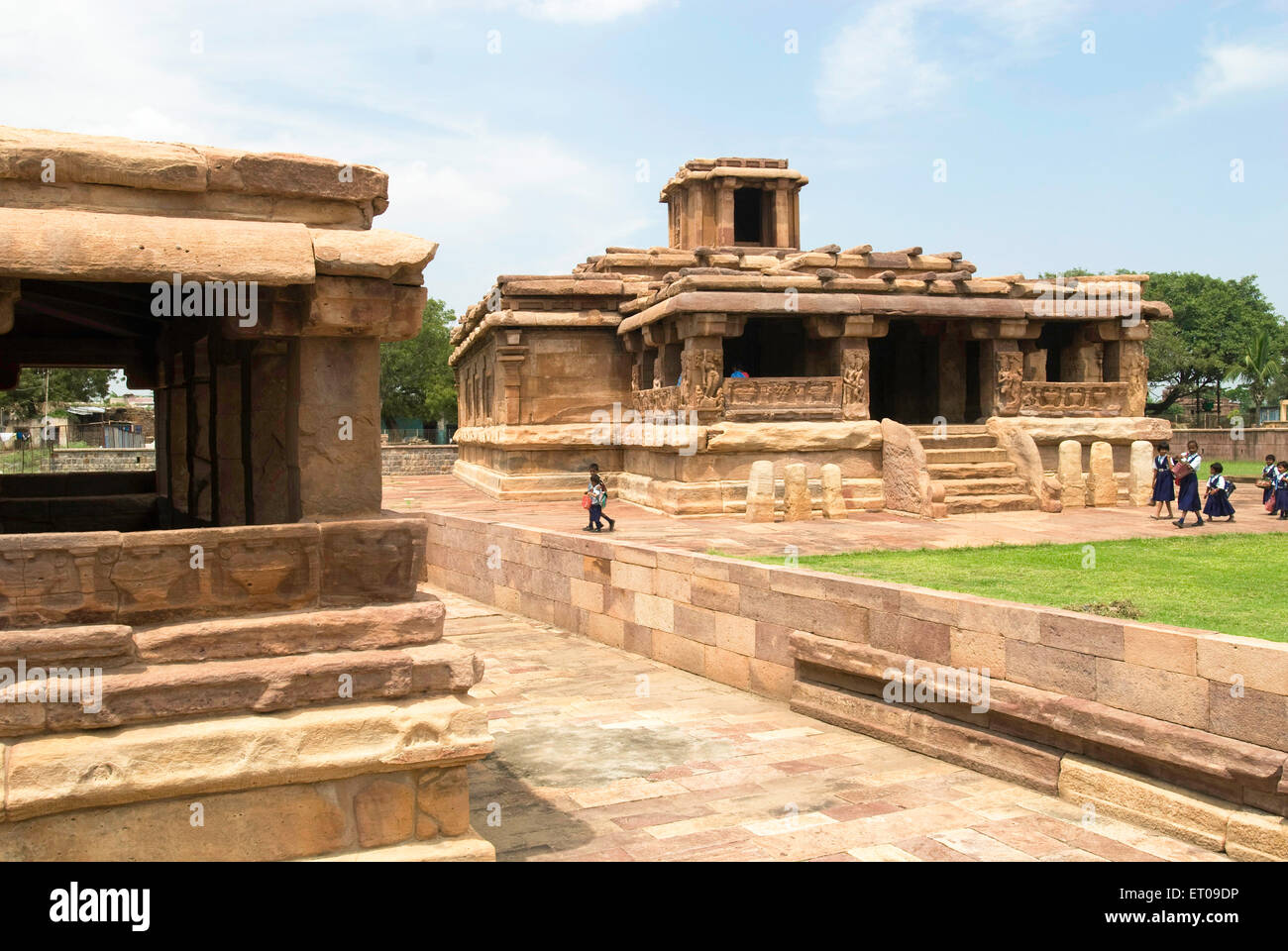 Ladkhan tempio costruito nel VII secolo ; Aihole ; Karnataka ; India Foto Stock