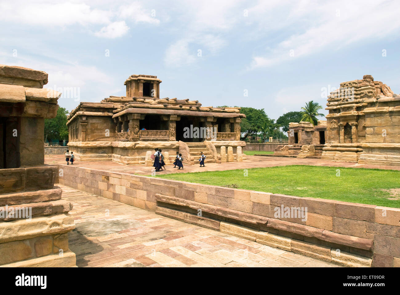 Ladkhan tempio costruito nel VII secolo ; Aihole ; Karnataka ; India Foto Stock