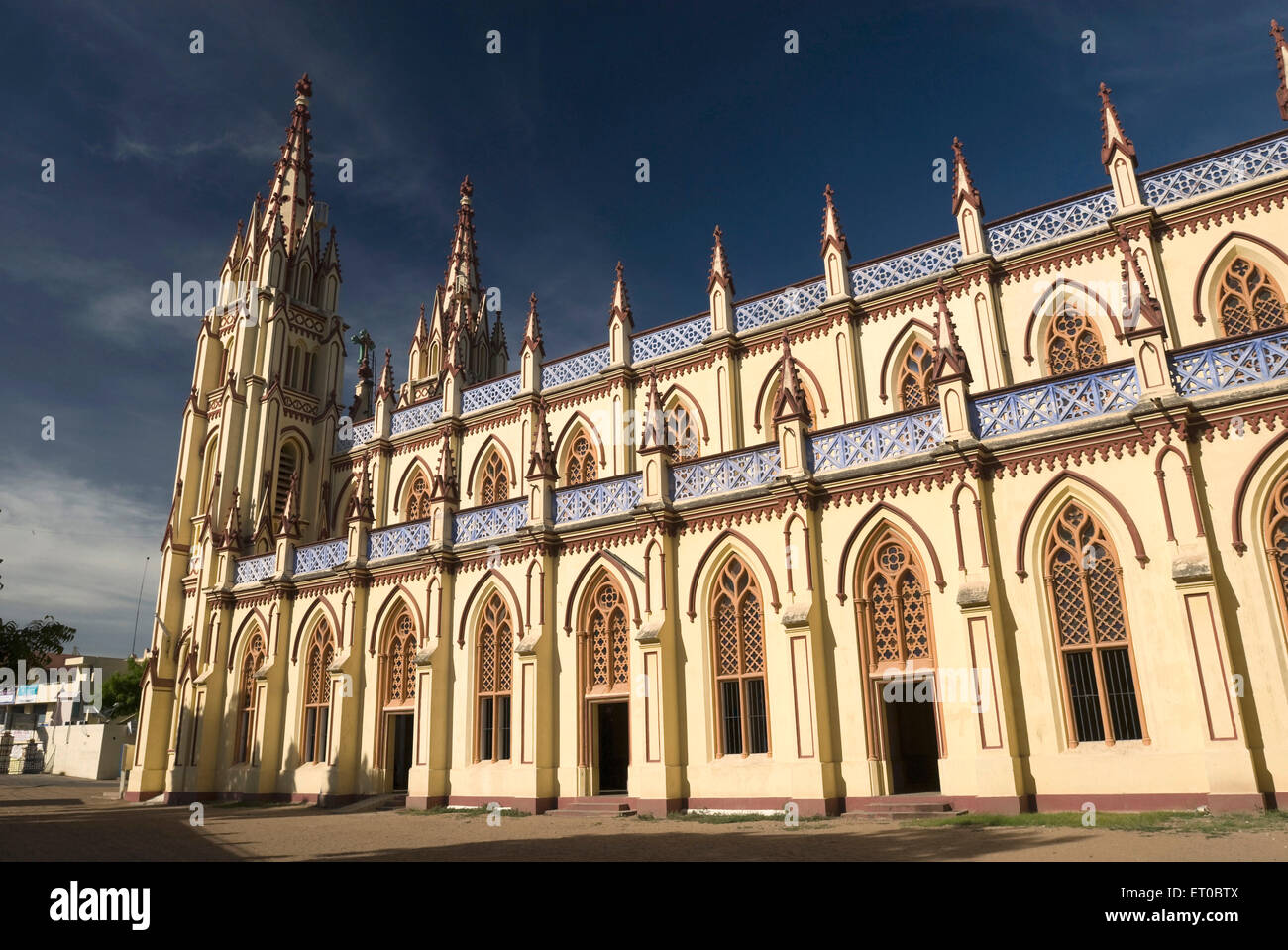 Cattedrale di Santa Maria costruita nel 1916 ; Madurai ; Tamil Nadu ; India Foto Stock