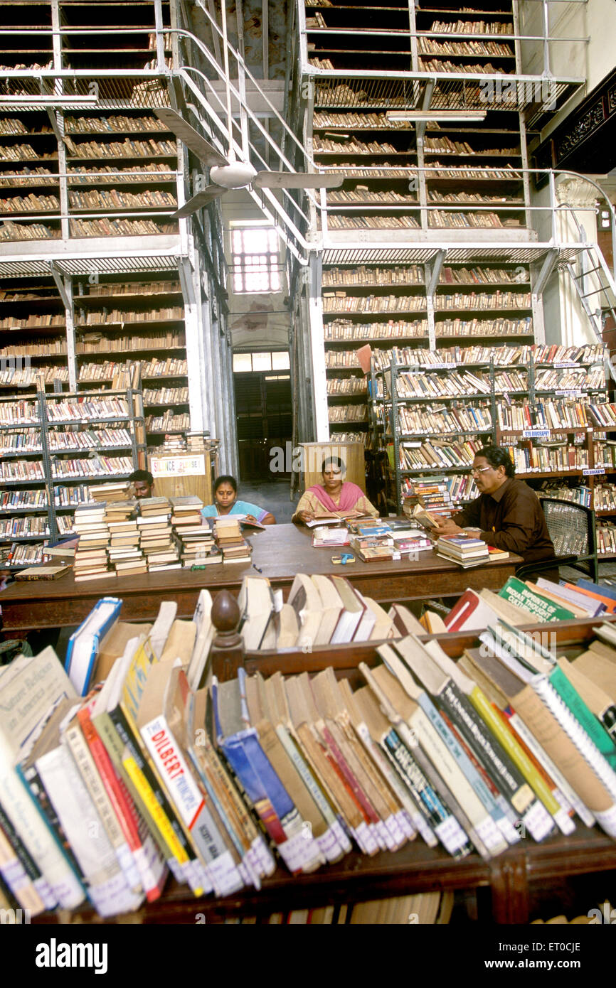 Madras Società Biblioteca a Chennai ; Tamil Nadu ; India Foto Stock